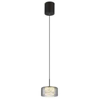 Globo Lighting L&aacute;mpara Colgante - Fogsy - Negro - Vidrio - &Oslash; 15cm - Led