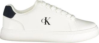 Calvin Klein Sneaker - Heren - Sneakers - Wit - 42 EU - Leer - Schoenen