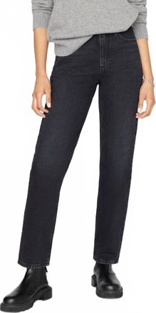 Frame Denim Le High N Tight Straight Jeans In Inkwell