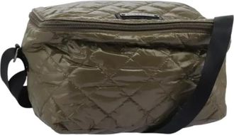 Burberry Pre-owned Nylon shoulder-bags - - Pre-owned - Donna - Verde - ONE SIZE