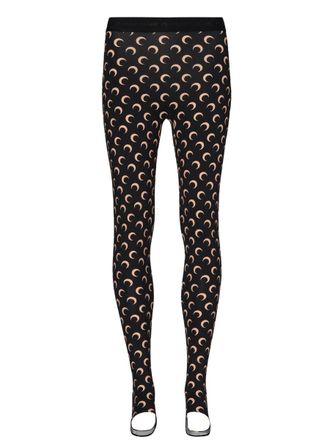 Marine Serre Crescent Moon Repeating Stirrup Leggings