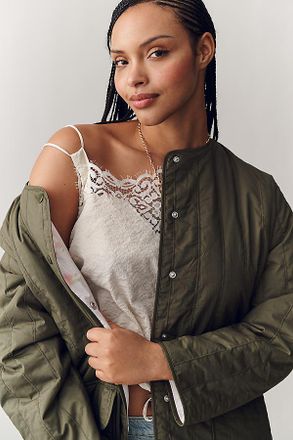 Sanctuary Quilted Reversible Floral Jacket