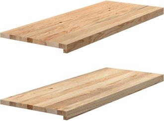 vidaXL Vidaxl - Window Sills 2 pcs Untreated 100x40x2 cm Solid Wood Oak