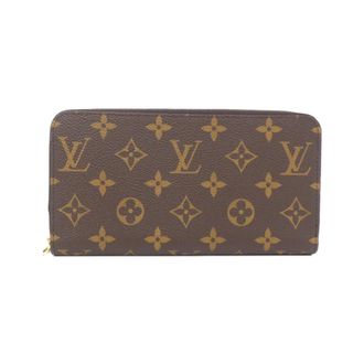 Louis Vuitton Marron Coated Canvas Long Wallet (Bi-Fold) (Pre-Owned)