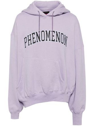 Fumito Ganryu x Phenomenon asymmetrische hoodie - Paars