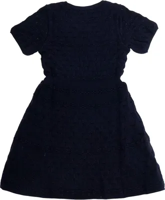 Emporio Armani Girls Tech Fabric Dress Blue