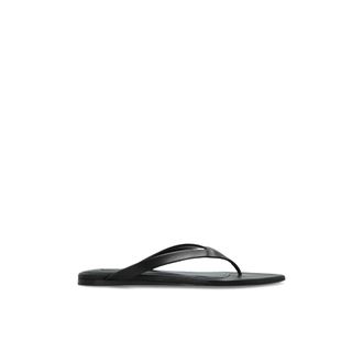 Ami Flip Flops, female, Black, Size: 6 US Leather Slides