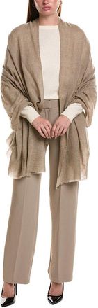 Amicale Cashmere Plain Weave Solid Cashmere Wrap