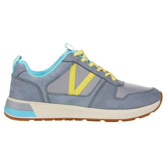 Vionic Curran Rechelle Nubuck Womens Low Top Trainers - Light Grey - Size:UK 4.5