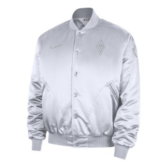 Nike Las Vegas Aces WNBA Game Jacket White Metallic Silver HV9304-100
