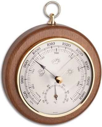 TFA Dostmann Tfa 45.1000.01 - Legno Barometro Interno, 121 mm