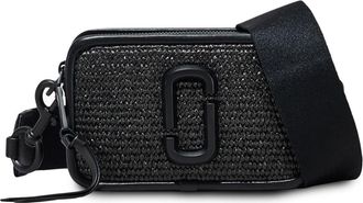 Marc Jacobs The Straw Snapshot camera bag - women - Cotton/Polypropylene - One Size - Black