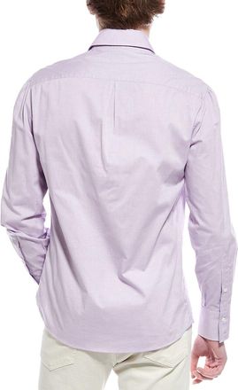 Brunello Cucinelli Cotton Tailored Shirt - Lilac