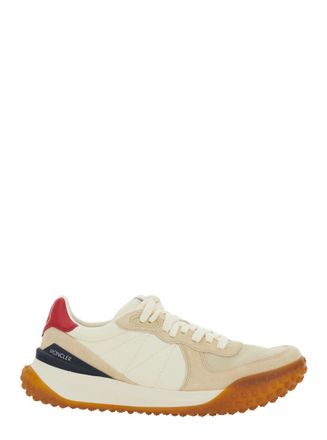 Moncler Beige Color Block Sneakers
