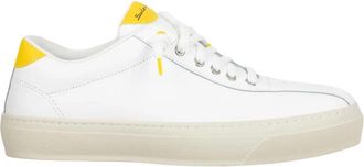 Sartorio Napoli Lage Leren Sneakers - Heren - Sneakers - Wit - 43 EU - Leer - Schoenen