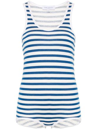 Ioana Ciolacu striped bodysuit - Blue