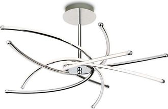 Netlighting Caprice Integrated LED Semi Flush Light Chrome