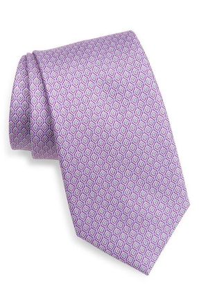 Nordstrom Jacquard Silk Tie in Purple at Nordstrom