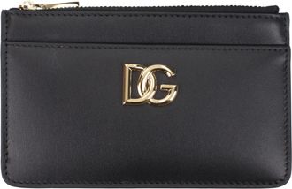 Dolce & Gabbana Dolce&Gabbana Damens Geldb&ouml;rse Leder Schwarz