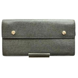Louis Vuitton Pre-owned Wallets, male, Black, Size: ONE SIZE Pre-owned Long wallet (bi-fold)