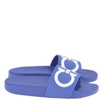 Ferragamo Groovy Slide Sandals, Size 7 C