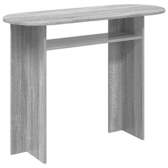 vidaXL Mesa Consola Con Almacenamiento Gris Sonoma 100 X 39,5 X 75 Cm Vidaxl