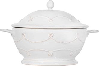 Juliska Berry & Thread Ceramic Casserole Dish with Lid in Whitewash at Nordstrom