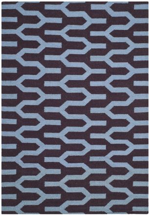 Safavieh Alfombra lana viola/blu 122 x 183 cm