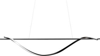 Beliani L&aacute;mpara De Techo Led De Metal Negro Hierro Forma De Espiral Glamour Moderno Bodri