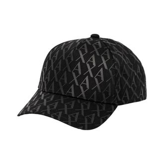 A|X Armani Exchange Accessoires, Heren, Zwart, ONE Size, Katoen, Cotton Casual Baseball Cap