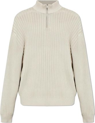 Balenciaga Turtleneck Trui - Heren - Coltruien - Beige - L - Katoen - Truien & Vesten
