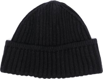 Blanca Vita chunky-knit beanie hat - Black