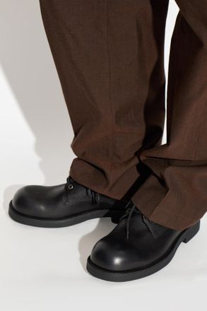 Maison Margiela Leather Shoes, Mens, Black