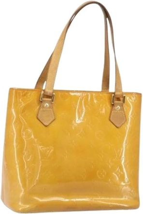 Louis Vuitton Pre-owned Tote Bags, female, Yellow, Size: ONE SIZE Pre-owned Vintage Hand Bag