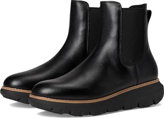 Cole Haan Zerogrand Rexanna Chelsea Waterproof Boots Womens Boots Black/Black Waterproof : 10.5 B - Medium, Leather