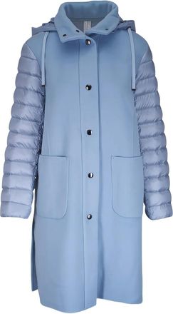 Bogner Cappotto Isy con cappuccio - Blu