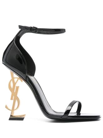 Saint Laurent Opyum Patent Leather Sandals Shoes