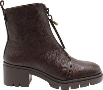 Hispanitas Ecate Enkellaars - Dames - Laarzen met Hak - Bruin - 38 EU - Schoenen