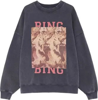 Anine Bing Miles Sweatshirt Tiger Bing