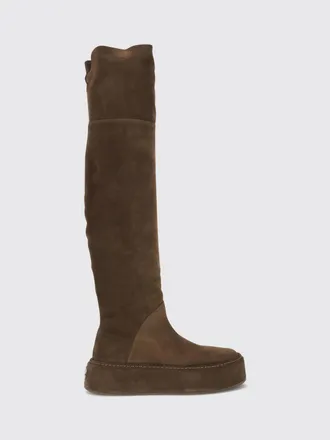 Casadei Suede Cuissardes Boots with Over-the-Knee Shaft