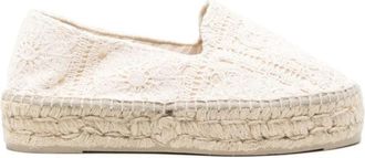 Maneb&igrave; Yucat&aacute;n Crochet Espadrilles - Dames - Espadrilles - Wit - 39 EU - Katoen - Schoenen