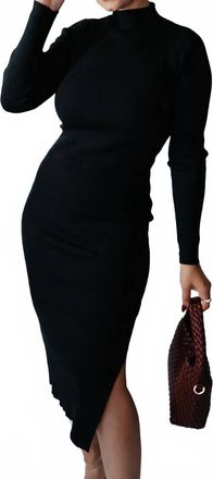 Dress Forum Celebrate Babe! Sweater Dress In Black