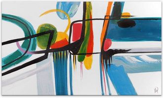 ADM Handgemaltes Bild Stenzo 70 x 120 cm