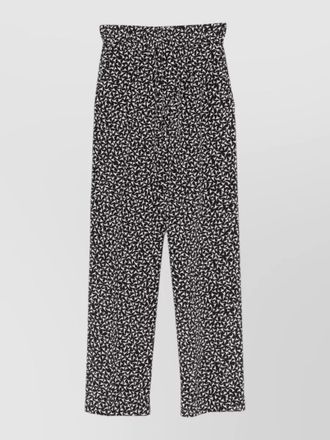 Dries Van Noten printed silk tailored shorts