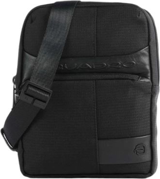 Piquadro Wollem W129 Crossbody Tas - Heren - Schoudertassen - Zwart - ONE Size - Wol - Tassen