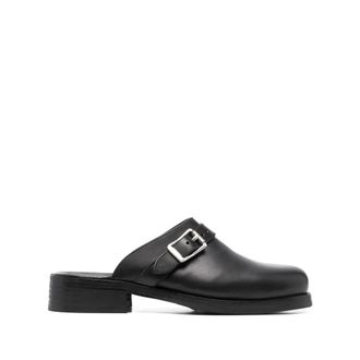 Our Legacy Camion Mule - Heren - Slip ons - Zwart - 41 EU - Leer - Schoenen