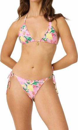 PQ Swim Lettice Edge Top In Dahlia