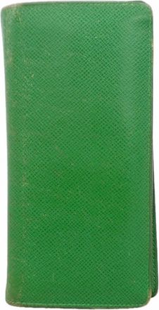Louis Vuitton Green Long Wallet (Bi-Fold) (Pre-Owned)