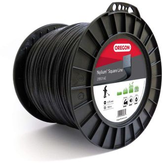 Oregon Scientific 295314E - Filo per tagliasiepi Nylium Square, 3,75 mm x 100 m - Oregon