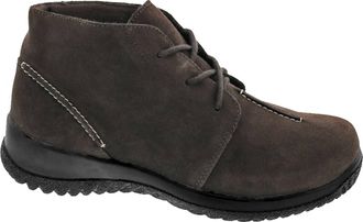 Drew Womens Krista Lace Up Bootie - Wide In Brown Suede